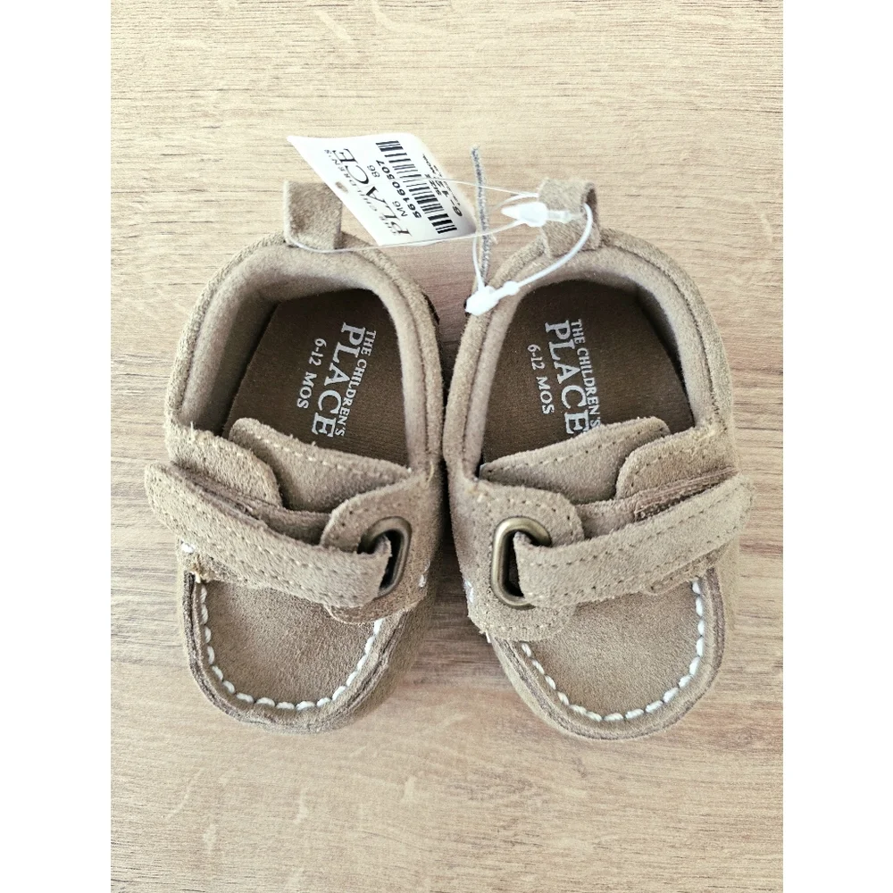 The Children's Place | NWT Suede Velcro Moccasin Shoes